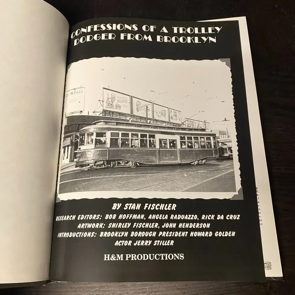 Confessions of a Trolley Dodger from Brooklyn by Stan Fischler (1995, Hardcover)
